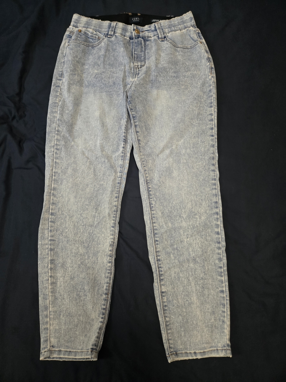 High Rise Skinny Light Wash Jeans